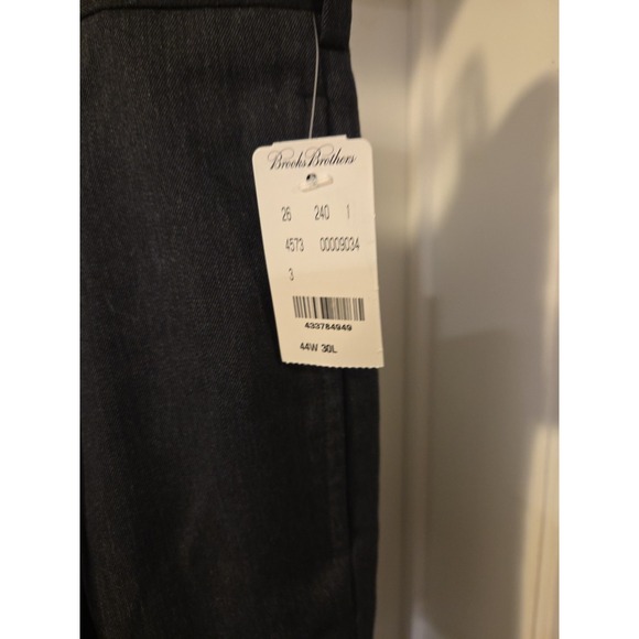 Brooks Brothers Madison Men's 44W 30L Wool blend Pleated Dress Pants gray - Picture 2 of 7